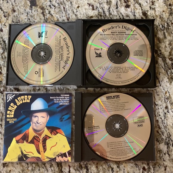 4 CD bundle of classic western Gene Autry 3CDs & Marty Robbins greatest hits. - Picture 2 of 12